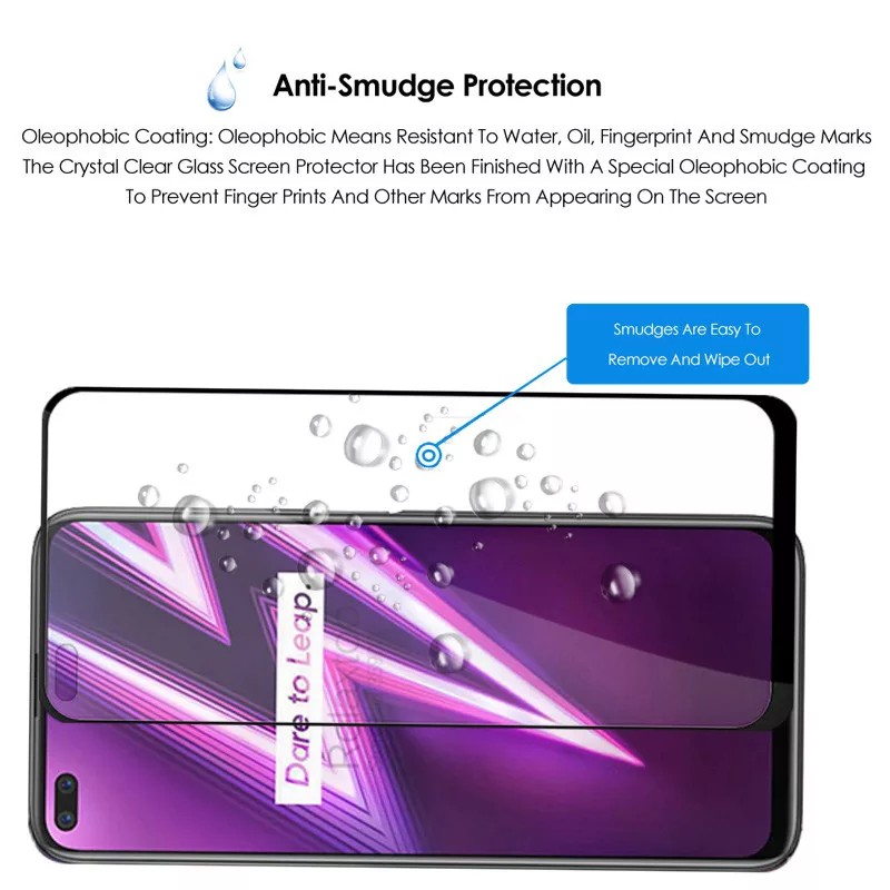 PROMO Tempered Glass OPPO Reno 4 TG Layar Full Cover Anti Gores Kaca