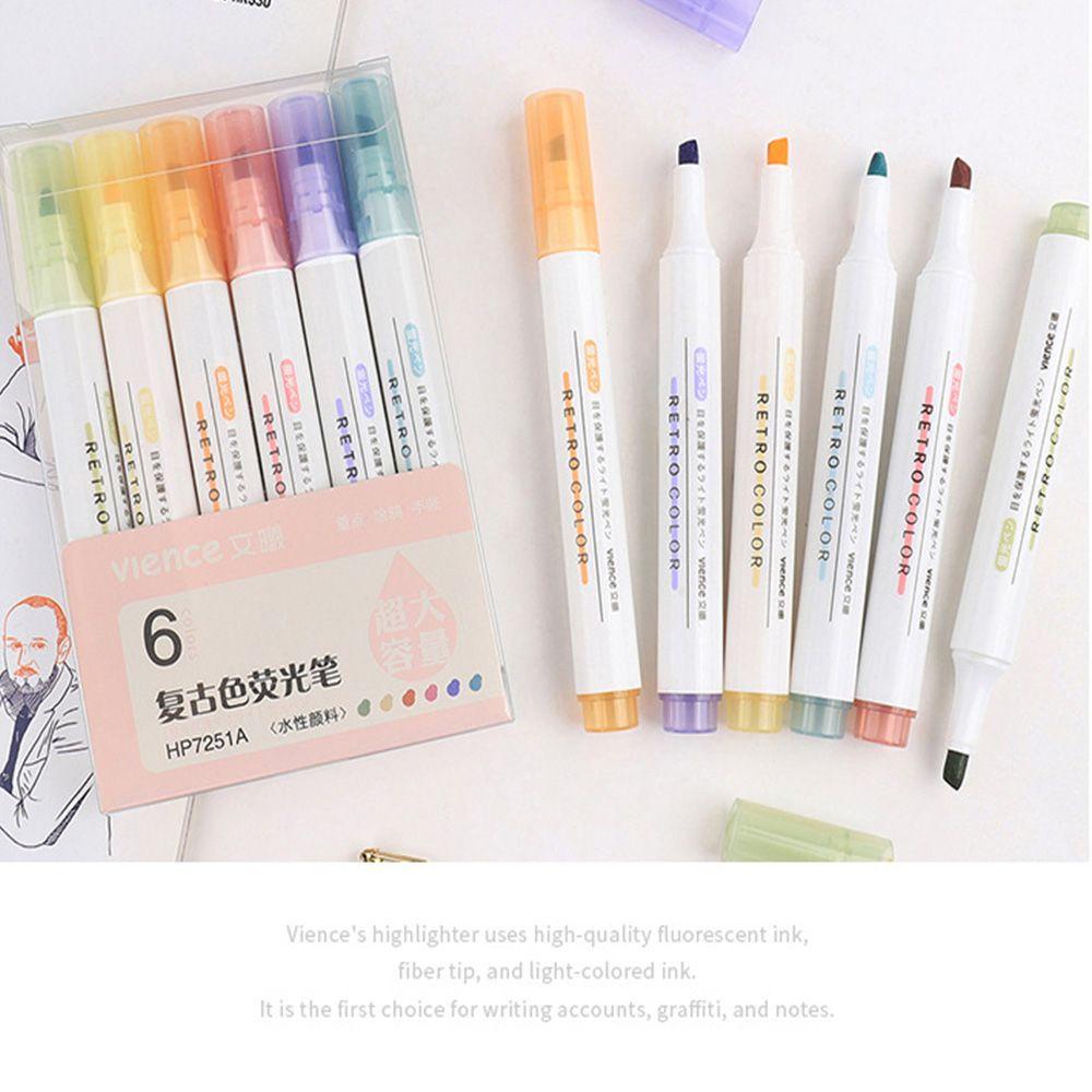 Lampu Tulisan Stabilo Nanas Warna Retro Color Pen