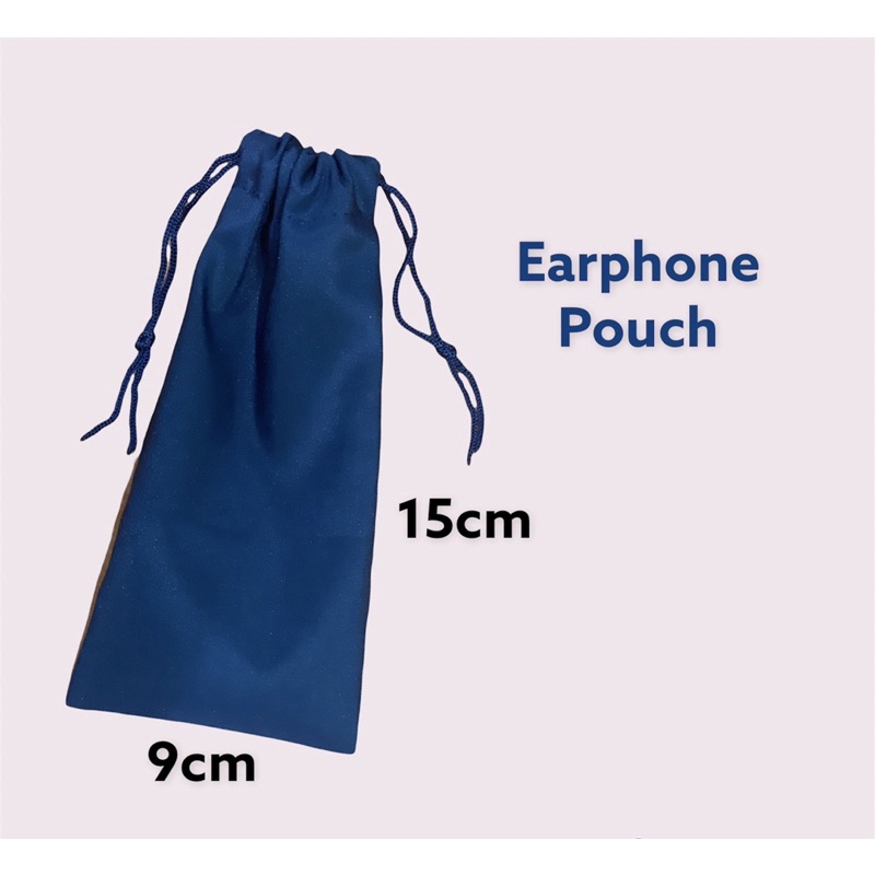 Fawn’G Handmade - Earphone Pouch Bahan Waterproof / Pouch serut Mini