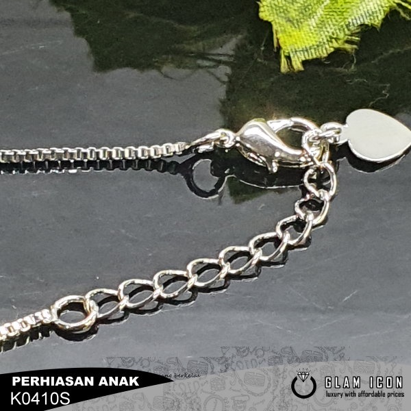 Kalung Anak Karakter Putri Flozen White K0359 KAS