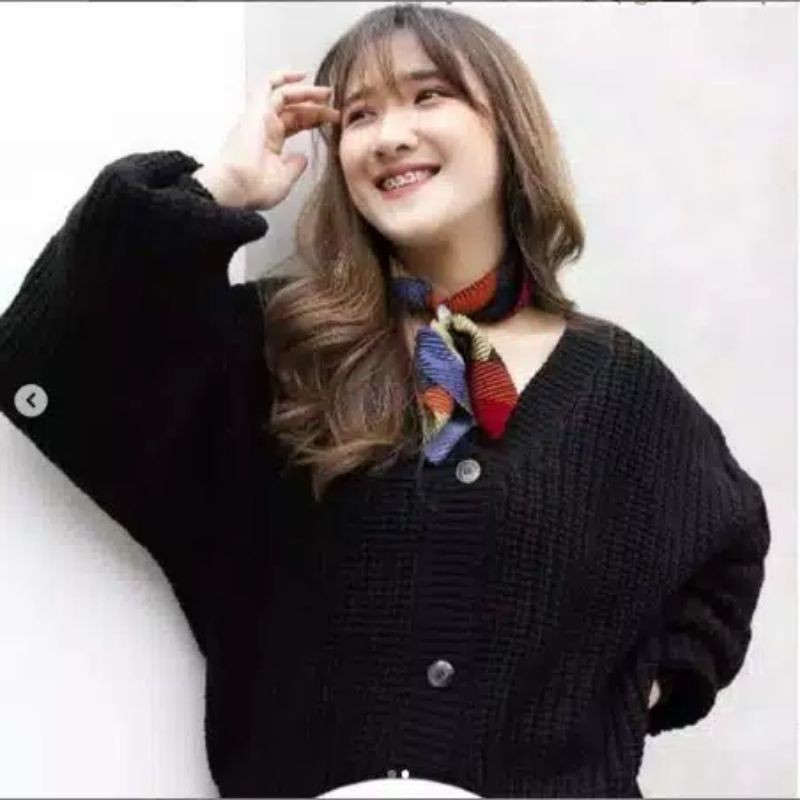 Outer Rajut GRB Premium (7GET) Cardigan Crop/Basic Cardy Allsize-1