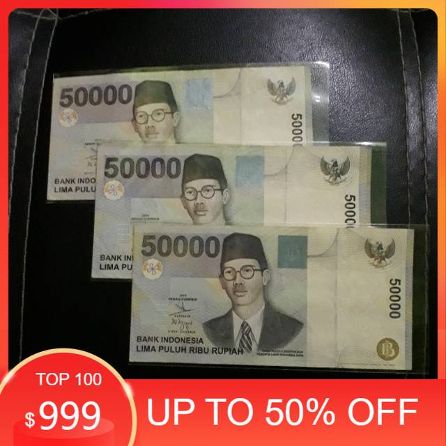 Uang kuno 50000 wr soepratman