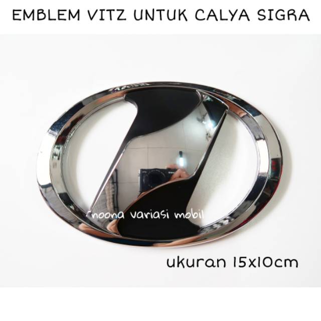 Jual Emblem Vitz Alphard Untuk Calya Sigra Emblem Toyota Vitz Calya