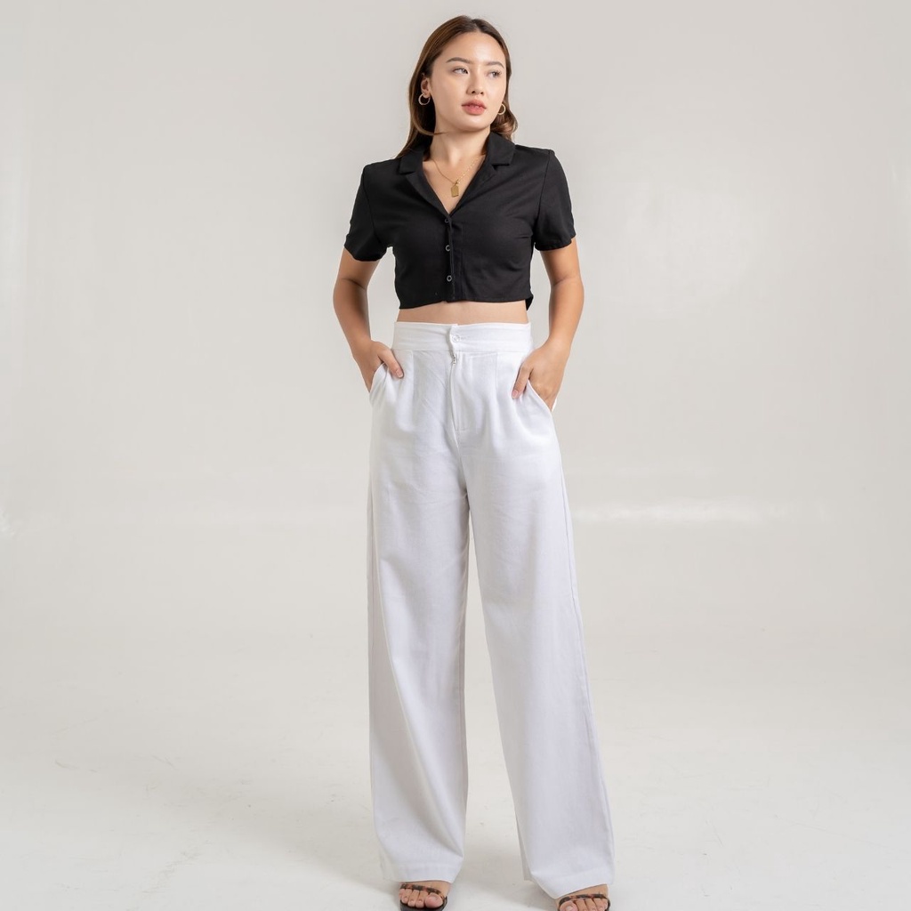 AIJO | Kemeja Crop Sizu | Kemeja Linen