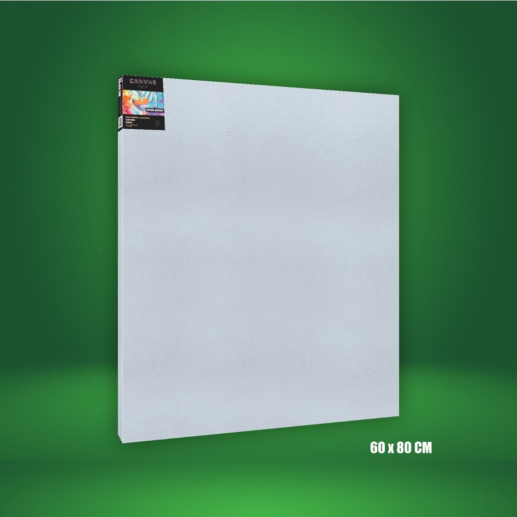 

KANVAS LUKIS 60X80 CM / WHITE CANVAS 60X80 CM / STRETCHED CANVAS - HIGH QUALITY (BIG WOOD)