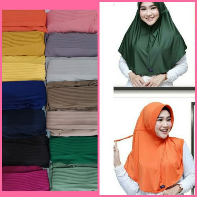 Hijab serut / Jilbab serut by elnifa