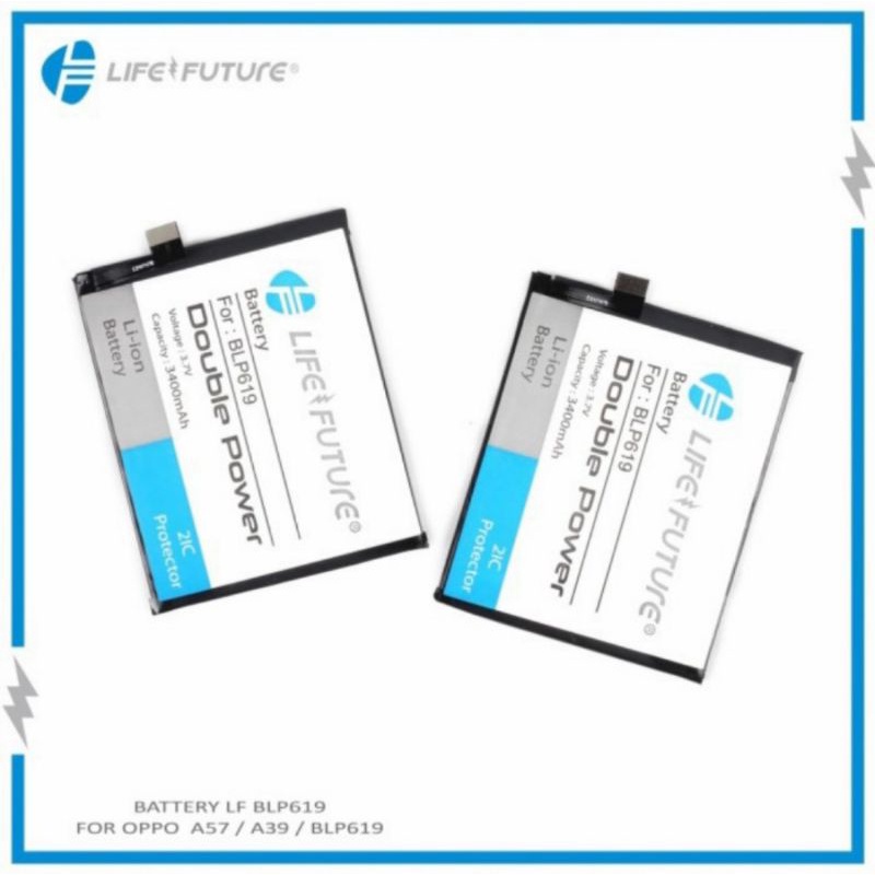 BATERAI OPPO A39 OPPO A57 BLP619 BATERAI DOUBLE POWER DOUBLE IC