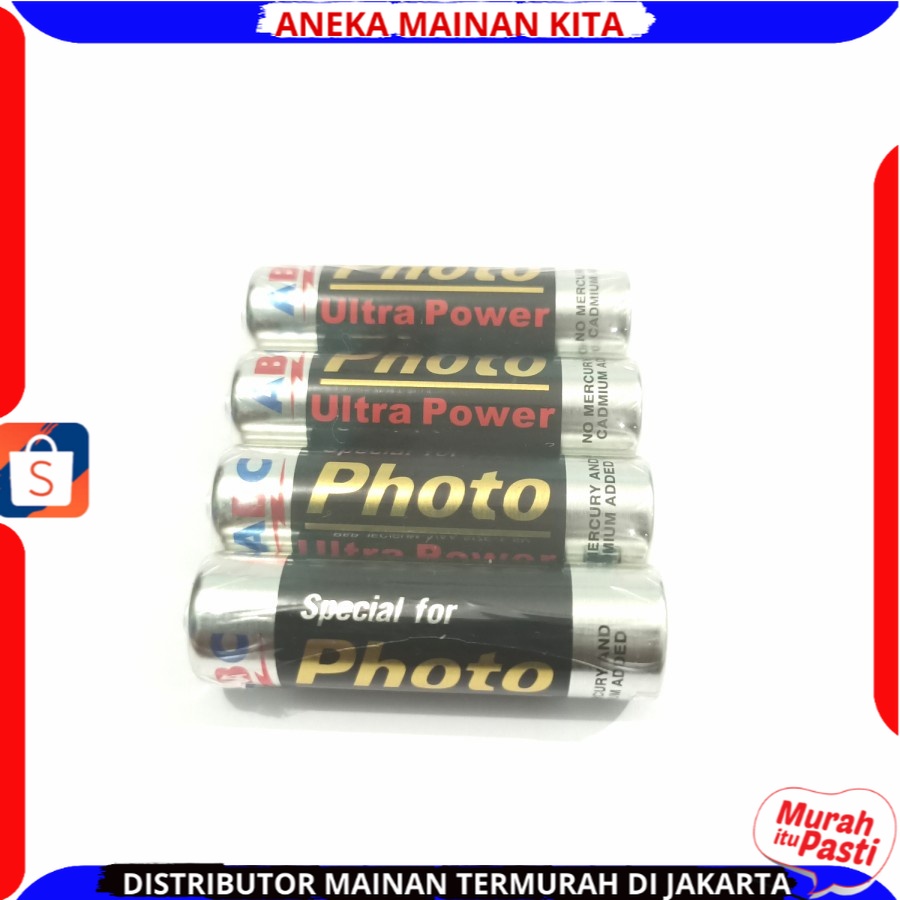 PROMO Baterai ABC Photo AA Baterai 1.5 Volt Batre Remote