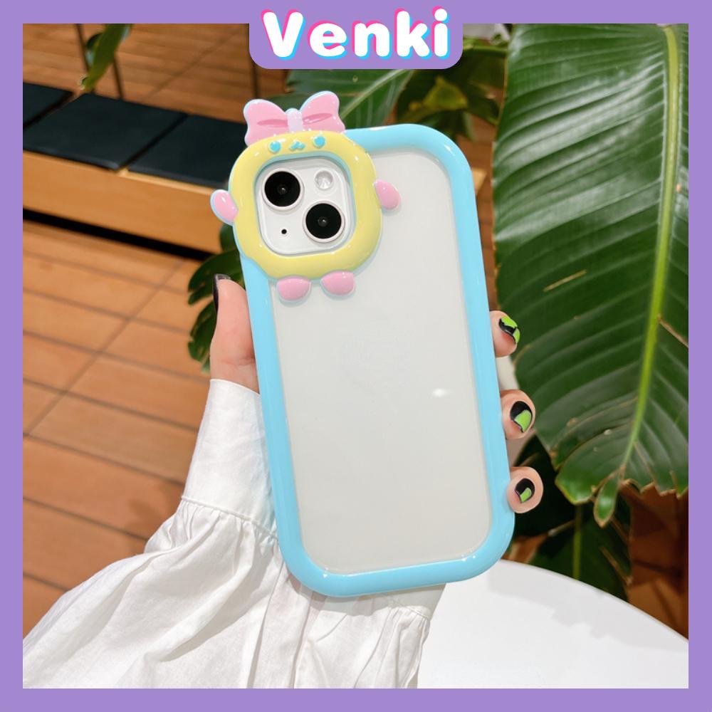 iPhone Case Silicone Soft Case Clear Case Airbag Shockproof Protection Camera Varnish Feel Bow Cute Cartoon Compatible For iPhone 11 Pro Max 13 Pro Max 12 Pro Max 7Plus xr XS Max