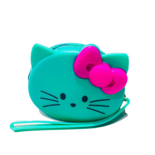 Silikon Dompet Koin Hello Kitty /Jelly Pouch Silicone/Dompet Koin Jelly Hello Kitty Mini Pouch Lucu