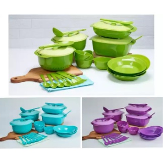 Prasmanan Jasmine Ariana Serving Set 16 PCS + Sendok Garpu