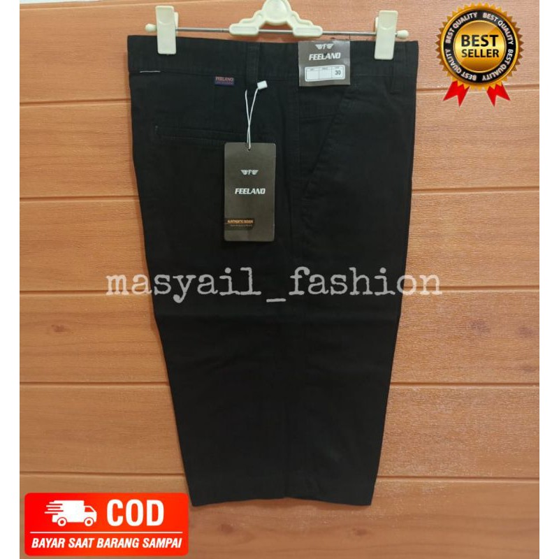 MASYAIL FASHION - Celana Pendek Katun Pria Distro Premium Original Chinos Cowok Size 27 - 38