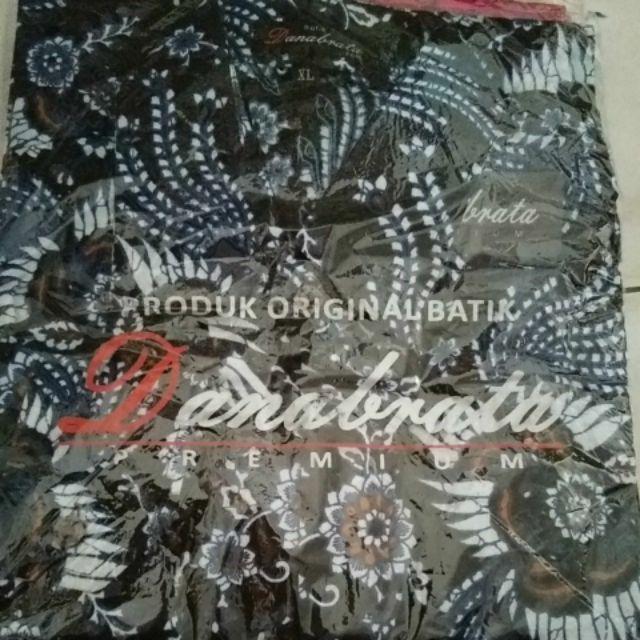 Bisa Cod Batik Danabrata Kemeja Batik Pria Lengan Panjang Motif Sayap Jagad Kode 035 Size M L Xl Xxl