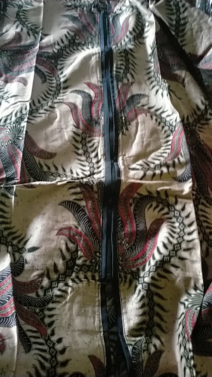 Batik Tunik Shibori Jumputan Terbaru  / Hrb026 Yelbor Navbor / Biru Putih / Originall