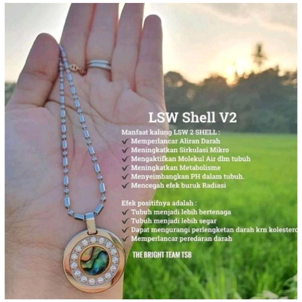 [Bayar di Tempat] Kalung Kesehatan Pria Wanita quantum Pendant model terbaru