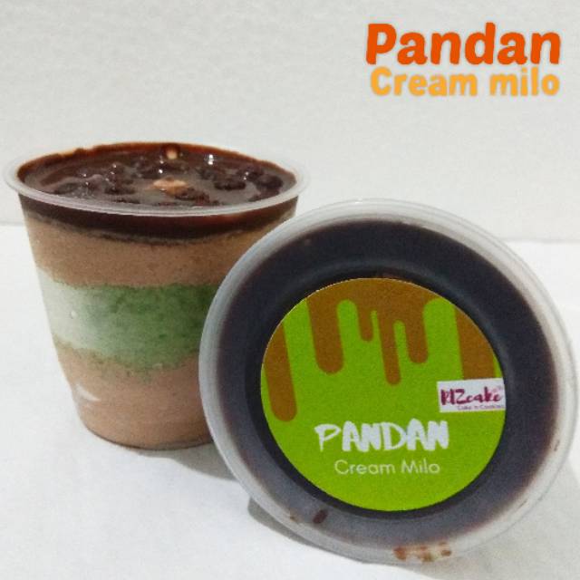 

Dessert cake Pandan Cream Milo