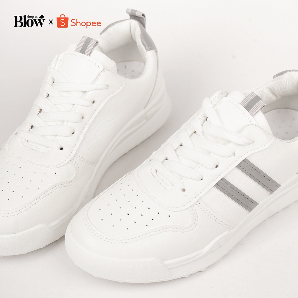 LIMITED EDITION Blow X Shopee Geya Sepatu Sneakers Wanita Sport Shoes White Sepatu Sekolah BLJIS 0008-3