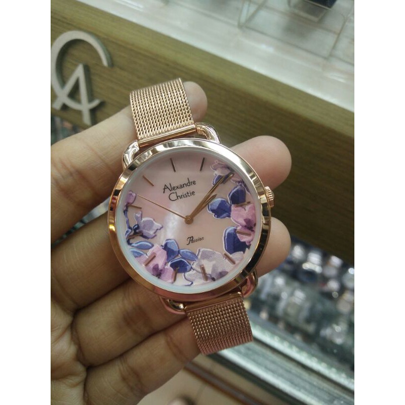 Jam Tangan Analog Pria Alexandre Christie Ac 2852 Lh All Stainless Steel Rosegold
