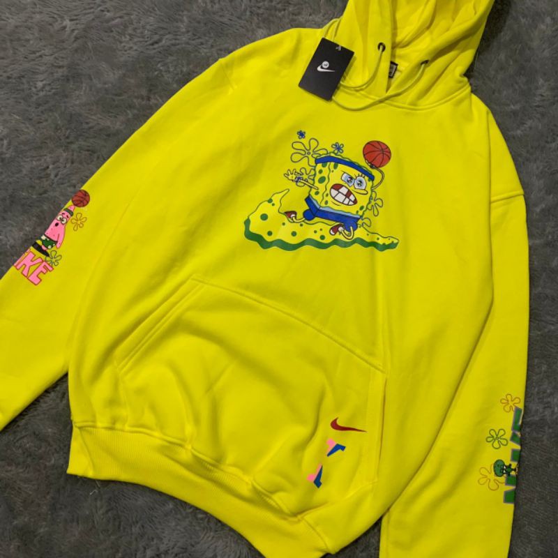 Sweater Hoodie Jacket Spongebob Squarepants Yellow Premium Fulltag&amp;Lebel