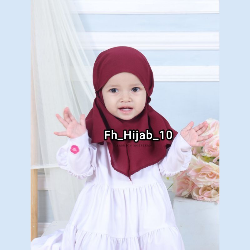 Jilbab Tasya Bergo Anak Instan 0-3 Tahun Jersey Ballon Premium |Hijab Bayi Tk Lucu 1-12 Bulan |Kerudung Sekolah Baby Sd 2-6 Perempuan Newborn