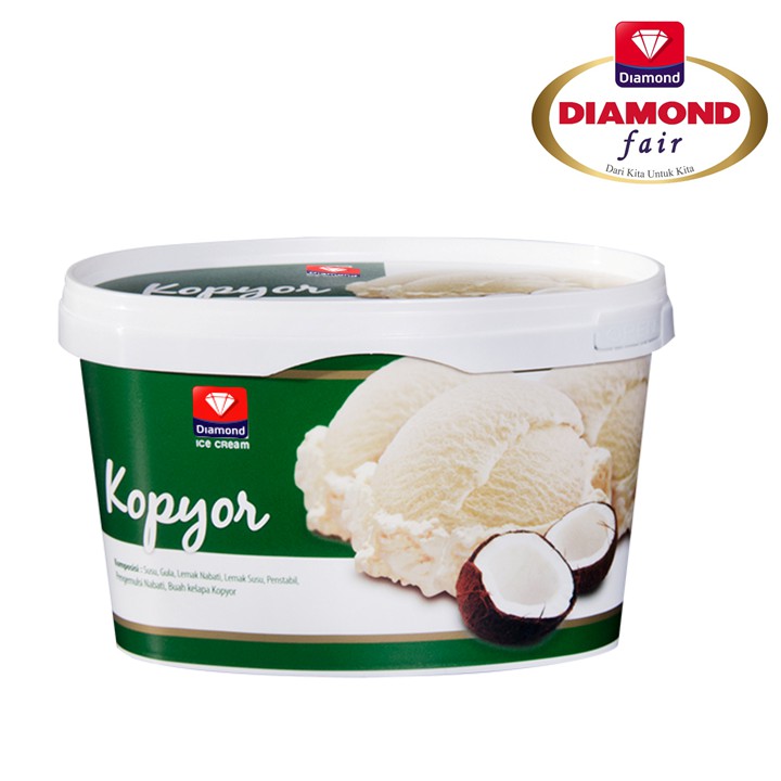 Diamond Ice Cream Kopyor 700ml