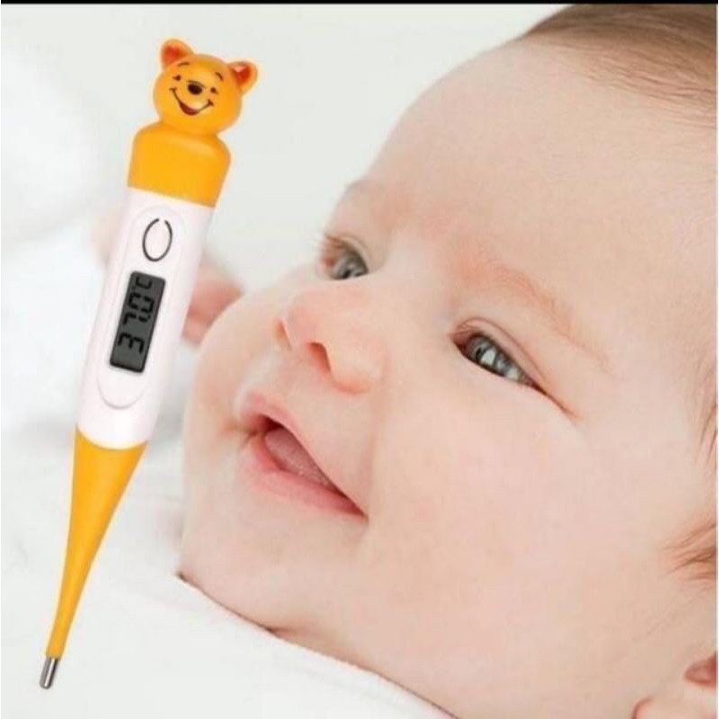 Thermometer Karakter Thermometer Digital Pengukur Suhu Badan