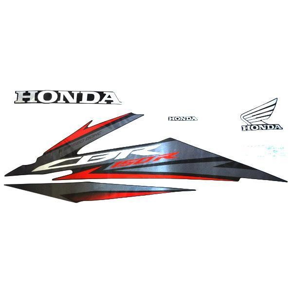 Sticker Body Kiri Stripe Set L Hitam Doff New CBR 150R K45G 871X0K45NH0ZBL