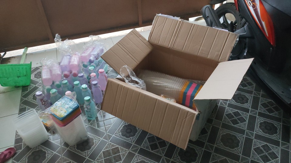 6 Pcs Kotak Makan Murah/ Kotak Makan Souvenir/ Kotak Makan Ultah/ Tempat Makan Ultah