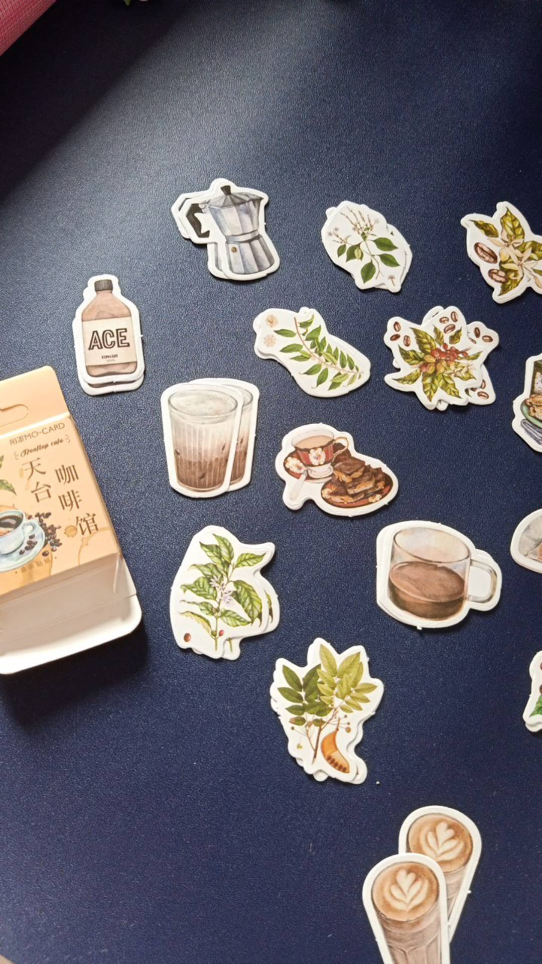 Stiker Motif Kopi ( Isi 40 - 46 Pcs/pack )