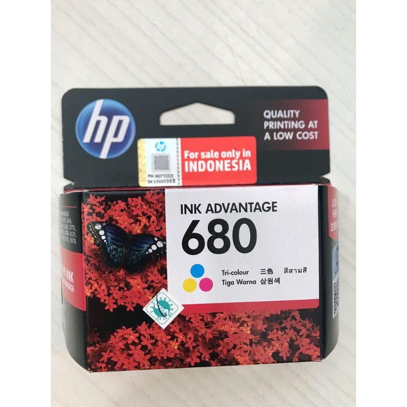 Tinta HP 680 Color Original - Tinta HP 680 warna