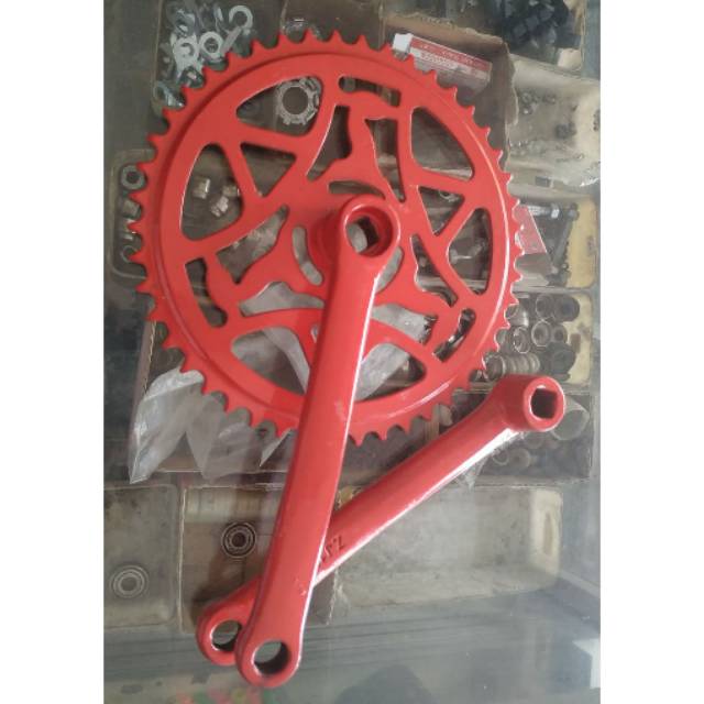Crank Single Speed 46T Viva Red