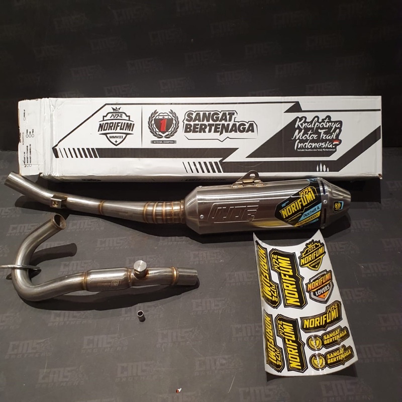 Knalpot Racing Norifumi Rocket4 Kompetisi Yamaha WR155 Original
