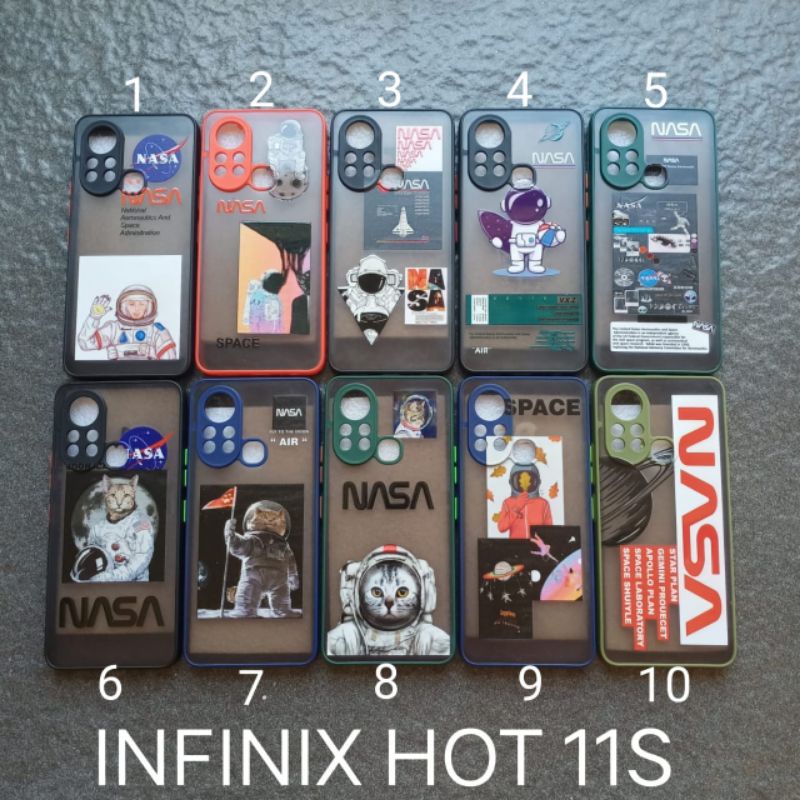 Case gambar infinix Hot 11S motif brand soft case softcase softshell silikon cover casing kesing housing