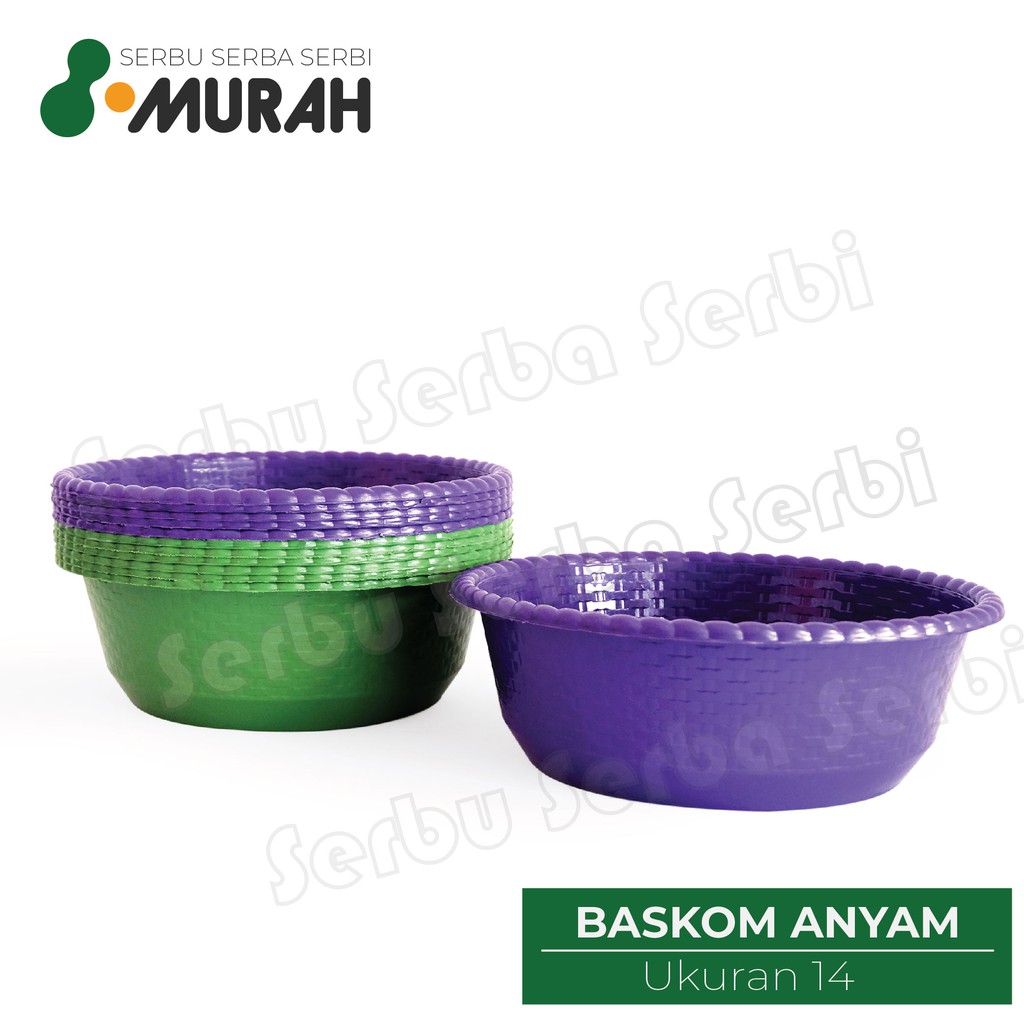 SERBU MURAH -  Baskom Anyam  - MARATHON 014 BESAR  / Baskom BESAR / Baskom Plastik / Wadah Plastik