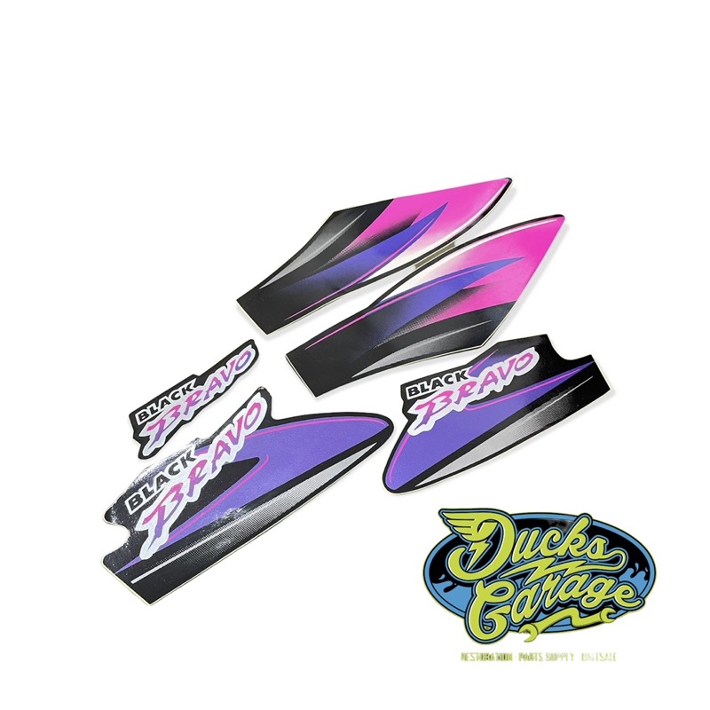 striping sticker suzuki rc rc100 new bravo jet cooled