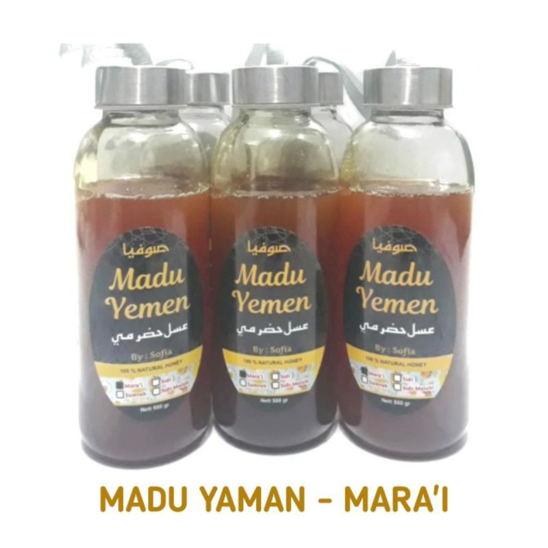 

honey madu mara'i yaman hadramaut termurah terbaik 500gram