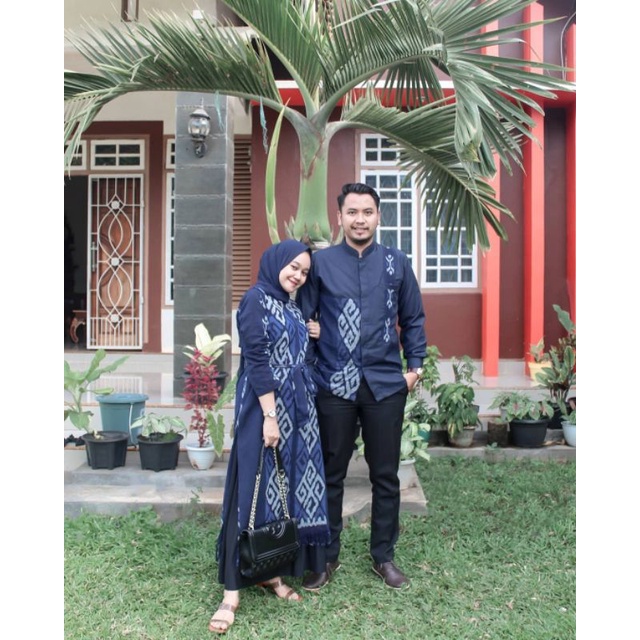 Couple tenun jepara motif blangket kombinasi || sarimbit tenun jepara terbaru || baju tenun etnik