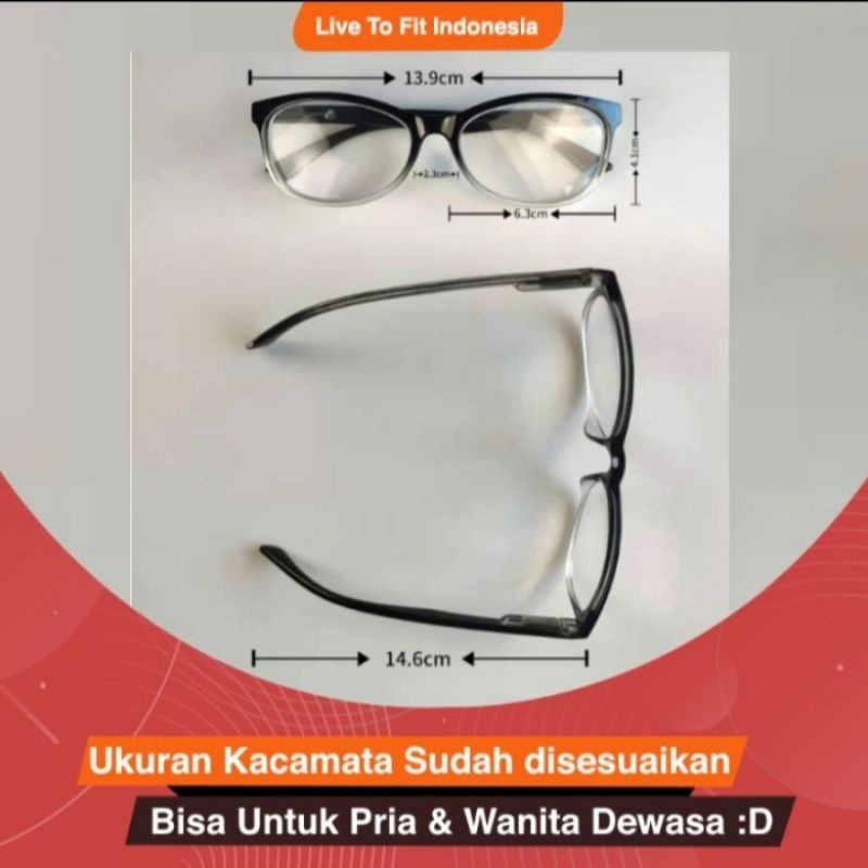 Kacamata Baca Plus Auto Focus One Power Readers Original Pria Wanita