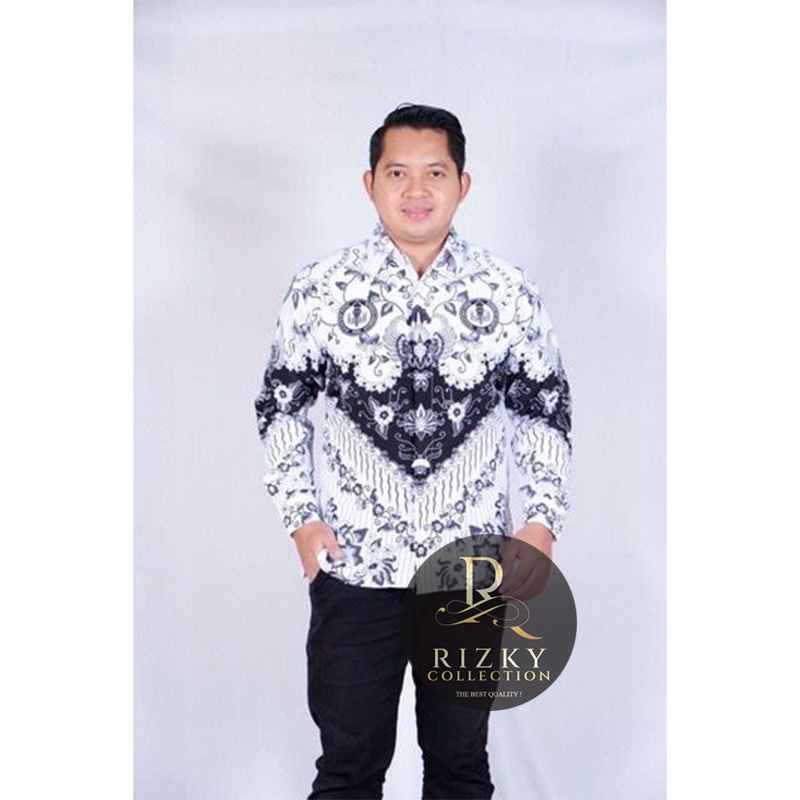 [BISA COD] BAJU SERAGAM BATIK PGRI TERBARU/ BAJU PGRI PRIA WANITA UKURAN JUMBO S - 5XL