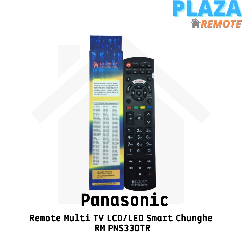 Remot / Remote Multi TV LCD/LED Smart Chunghe RM PNS330TR / ecer dan grosir