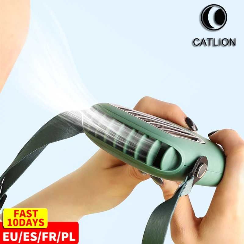 (BISA COD) RVOSTR CATLION Kipas Angin Portable Kalung Leher Neck Fan 1800mAh - YJ19A