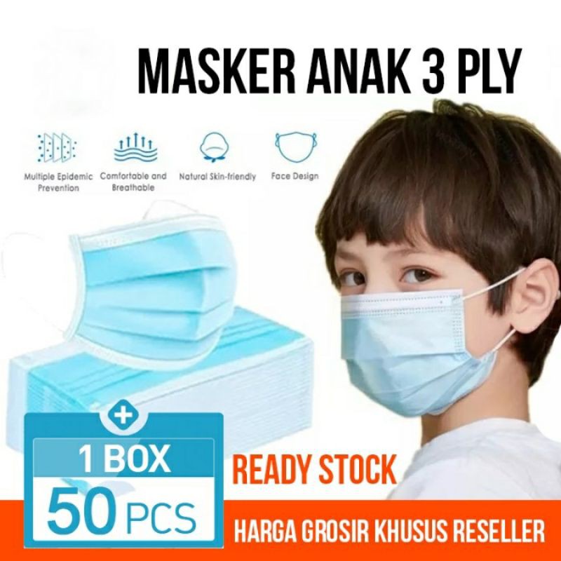 family games COD MASKER ANAK BIRU 50PC 3PLY