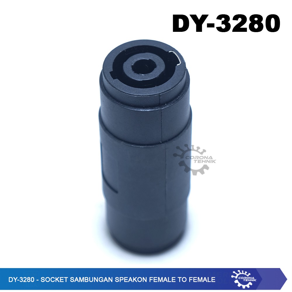 DY-3280 - Socket Sambungan Speakon Female to Female Bulat