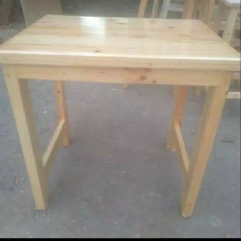 Meja Costum 80X60X75 Kaki Putih