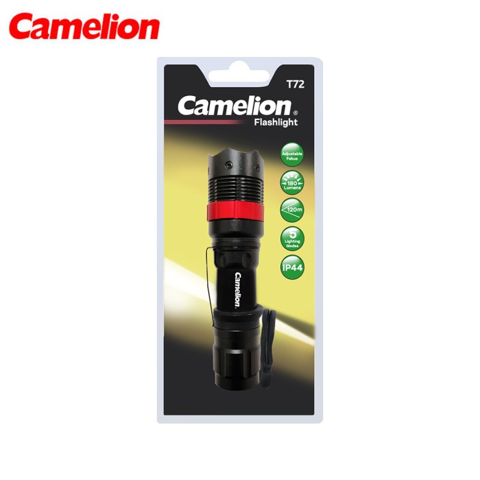 Senter Led Zoom Camelion Flashlight T72