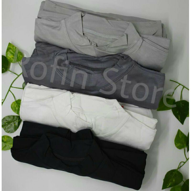 Inner Dress Lengan Panjang / Manset Gamis Lengan Panjang Rayon Premium / Manset Gamis Polos / Manset Gamis Kaos Rayon Premium