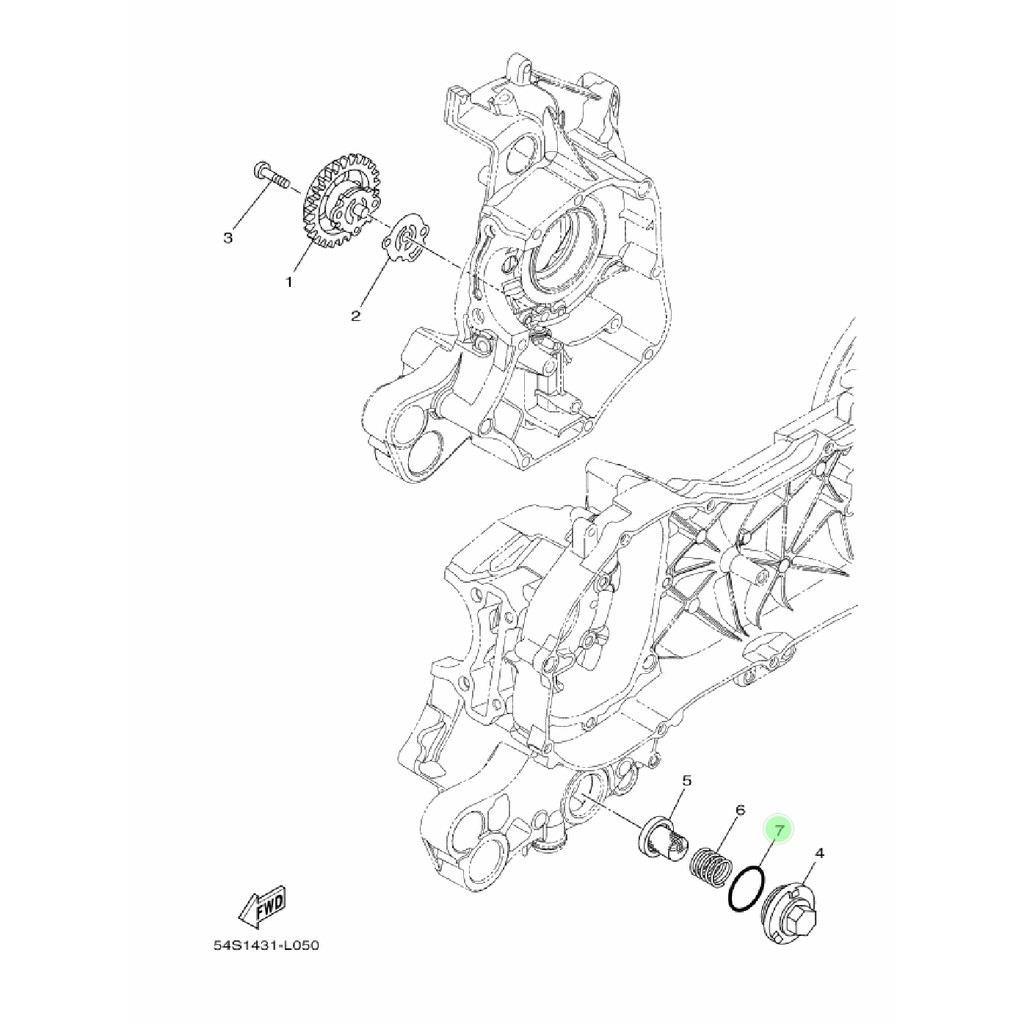 KARET ORING O RING TUTUP BAUT BUANGAN OLI BAWAH NOUVO MIO SPORTY SMILE SOUL FINO KARBU - MIO J SOUL GT FINO FI XRIDE X RIDE 115 93210-29800
