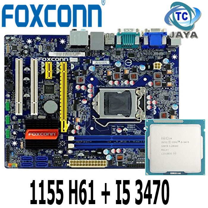 Mainboard LGA 1155 H61 FOXCONN Plus Processor Core i5 3470