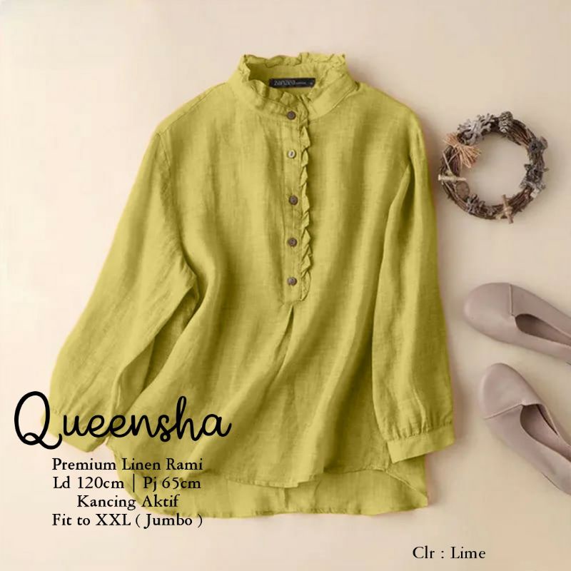 QUEENSHA BLOUSE TERBARU