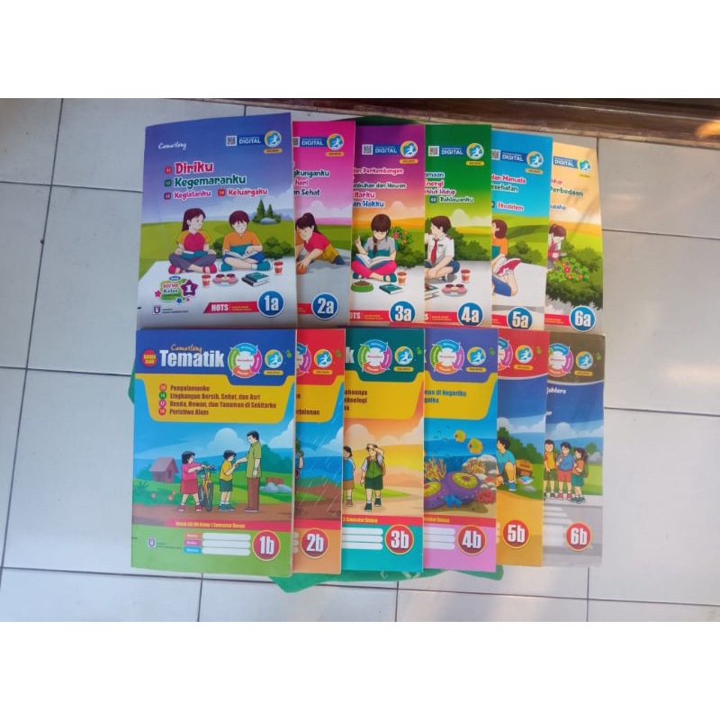LKS/Modul Tematik Terpadu Sd Cemerlang  kelas 1,2,3,4,5,6 Semester 1 dan 2